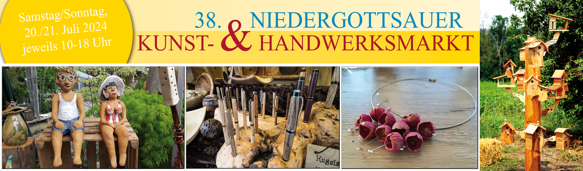 38. Kunst- und Handwerksmarkt In Niedergottsau