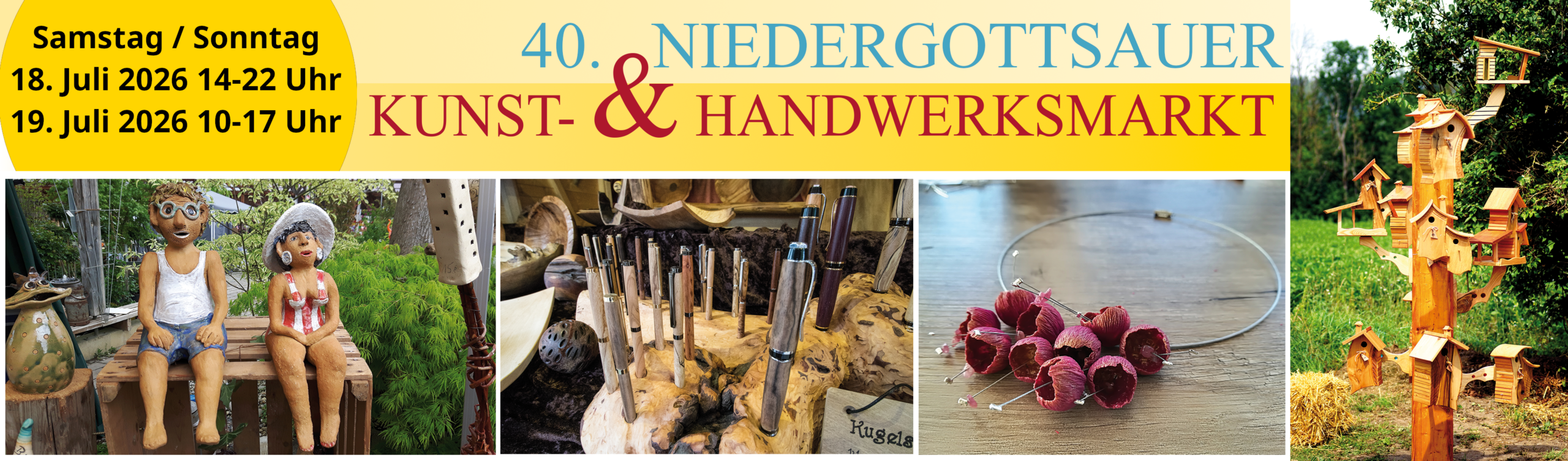 40. Kunst- und Handwerksmarkt In Niedergottsau